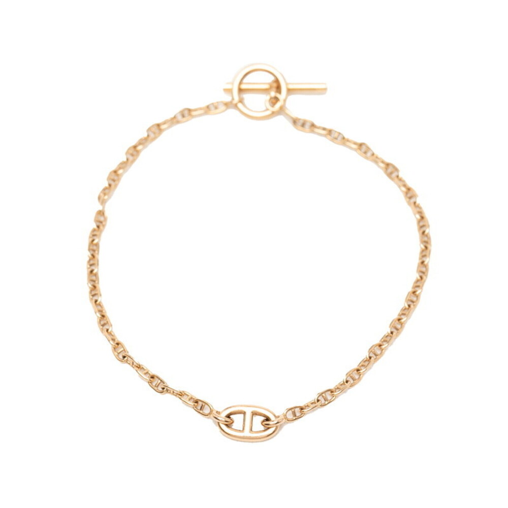 HERMES 18k Gold Charm Bracelet